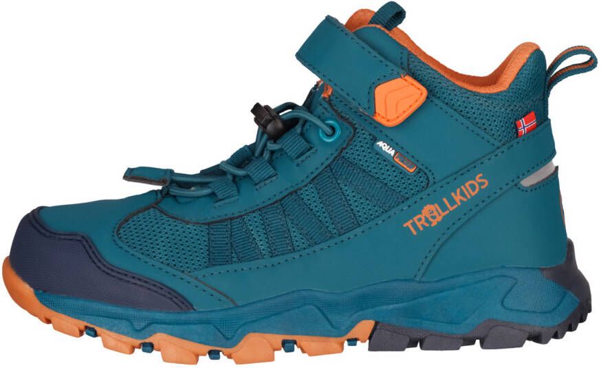 Trollkids Kid's Tronfjell Hiker Mid Wandelschoenen blauw