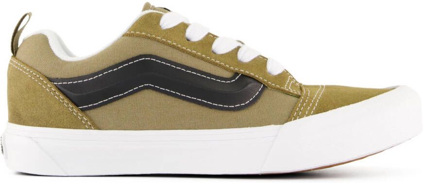 Vans Knu Skool sneaker van canvas met leren details