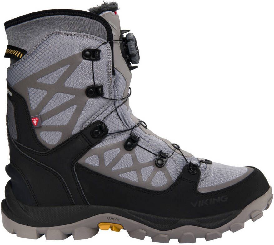 Viking Constrictor III Boa Winterschoenen zwart grijs