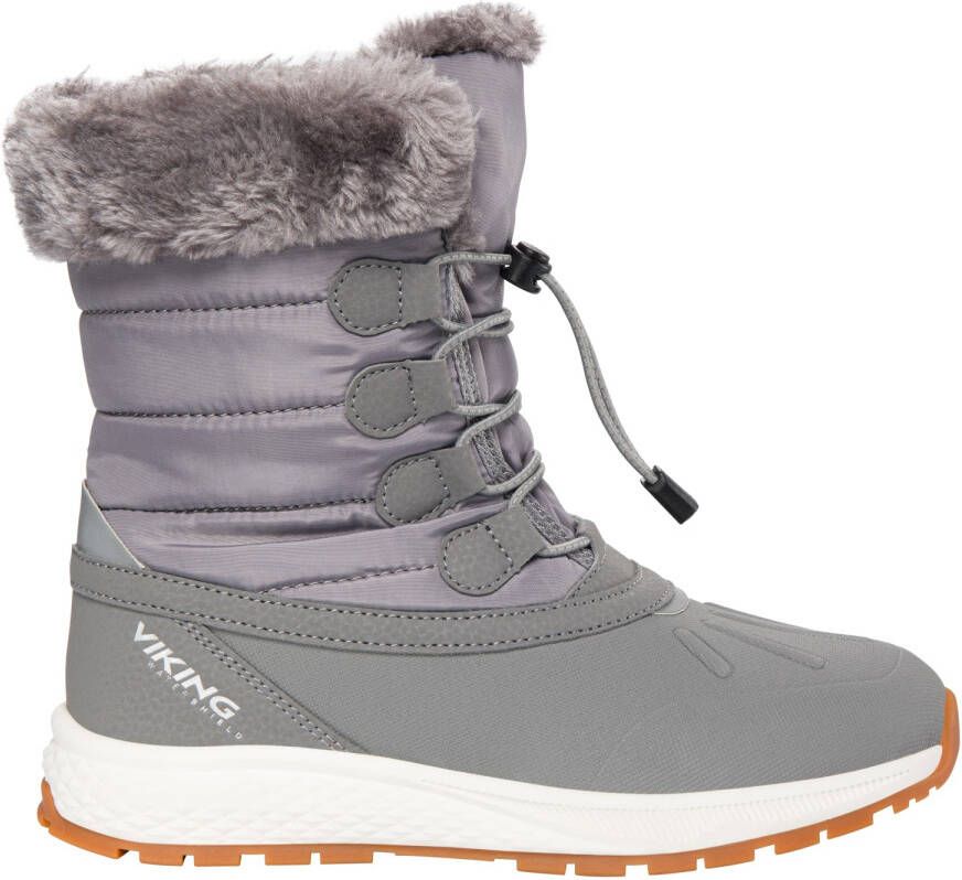 Viking Kid's Equip Warm WP Zip Winterschoenen grijs