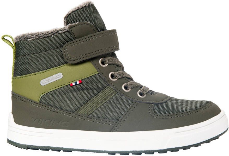 Viking Kid's Lucas Mid WP Warm Winterschoenen olijfgroen