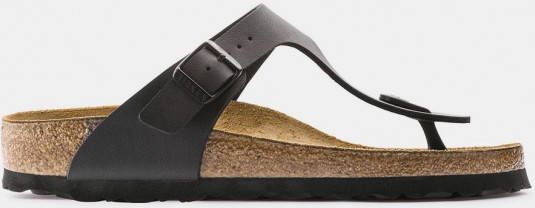 Birkenstock Gizeh Birko Flor Narrow Dames Muil Zwart