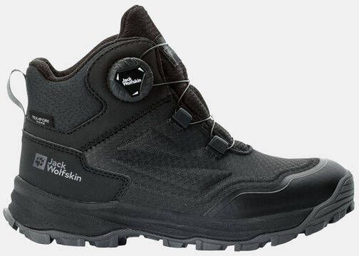 Jack Wolfskin Cyrox Texapore Dial Mid Kids Waterdichte wandelschoenen Kinderen black