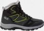 Jack Wolfskin Downhill Texapore Mid Men Waterdichte heren wandelschoenen 47.5 zwart black lime - Thumbnail 1