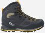 Jack Wolfskin Force Crest Texapore Mid Men Waterdichte trekkingschoenen Heren Black Burly Yellow Xt - Thumbnail 1