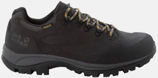 Jack Wolfskin Rebellion Texapore Low Waterdichte trekkingschoenen 44 zwart phantom burly yellow XT