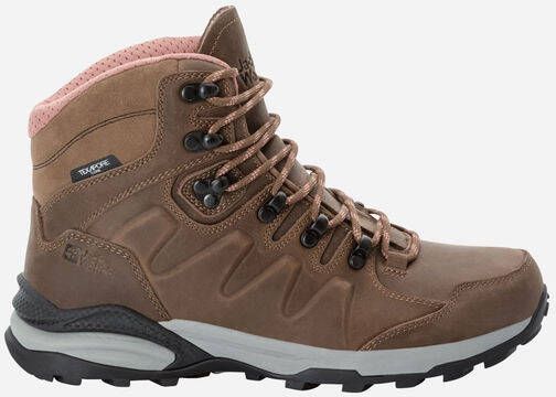 Jack Wolfskin Refugio Prime Texapore Mid Wandelschoen Dames synthetisch mid wandelschoenen Fawn