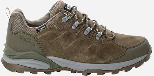 Jack Wolfskin Refugio Texapore Low Waterdichte wandelschoenen cold coffee