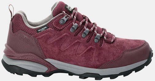 Jack Wolfskin Refugio Texapore Low Women Waterdichte wandelschoenen Dames dark maroon