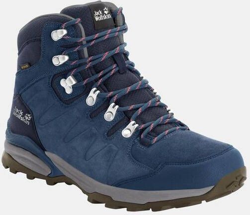 Jack Wolfskin Refugio Texapore Mid Wandelschoen Dames Blauw