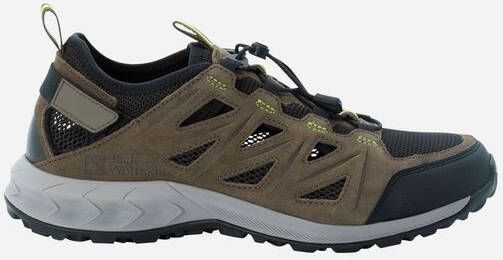 Jack Wolfskin Woodland 2 Hybrid Low wandelschoenen 43 khaki lime khaki lime