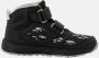 Jack Wolfskin Woodland 2 Texapore Mid Velcro Kids Wandelschoen Zwart - Thumbnail 1