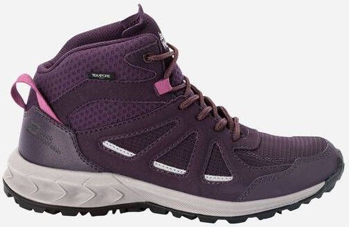 Jack Wolfskin Woodland 2 Texapore Mid Women Waterdichte wandelschoenen Dames 35.5 purple phantom purple phantom