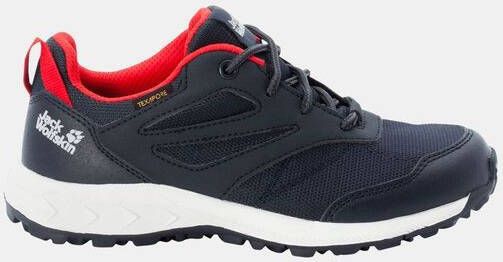 Jack Wolfskin Woodland Texapore Low Kids Waterdichte wandelschoenen Kinderen 38 night blue red night blue red