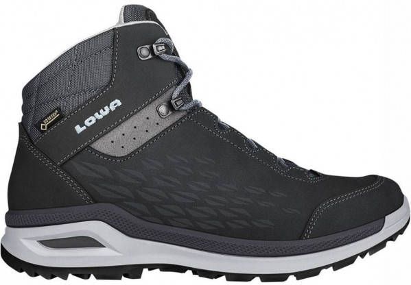 Lowa Locarno GTX QC Wandelschoenen Dames Donkergrijs Lichtblauw