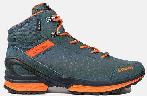 Lowa Walker N4D GTX Mid Wandelschoenen Dames Blauw Oranje