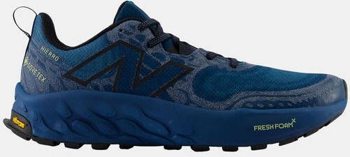 New Balance Fresh Foam X Hierro V8 Gore-Tex Trailschoen Blauw