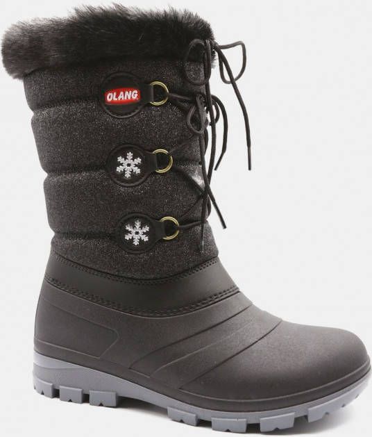 Olang Patty Lux Snowboot Zwart Zilver