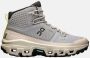 On Women's Cloudrock Mid WP Wandelschoenen grijs beige - Thumbnail 1