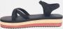 O'Neill Batida Platform Strap Sandals plateau sandalen zwart - Thumbnail 1