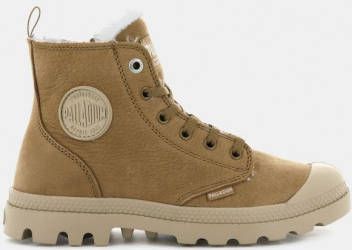 Palladium Pampa HI Zip WL Schoen Dames Lichtbruin