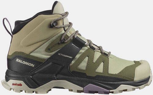 Salomon X Ultra 4 Mid Gore-Tex Wandelschoen Dames Groen