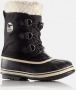 Sorel Yoot PAC Nylon Youth Laars Junior Zwart - Thumbnail 1