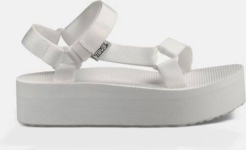 Teva Heldere Witte Flatform Sandaal Dames White Dames