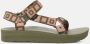 Teva MIDFORM UNIVERSAL Dames Sandalen Groen Oranje - Thumbnail 2