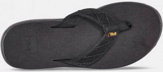 Teva Voya Flip Slipper Dames Zwart Middengrijs