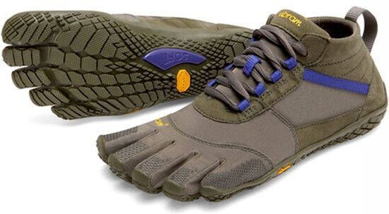 Vibram FiveFingers V-Trek Schoen Dames Donkerkaki Paars