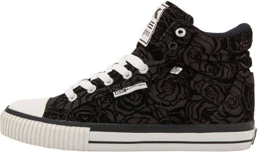 gisteren Ampère verzending British knights DEE DAMES SNEAKERS HOOG BLACK 38 POLYESTER - Schoenen.nl