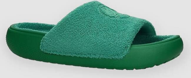 Crocs Classic Towel Slide Sandalen groen