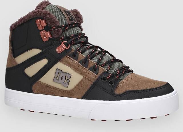 DC Pure High-Top WC Wnt Schoenen bruin