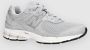 New Balance Grijze Logo Sneakers Suède Rubberen Zool Gray Heren - Thumbnail 2