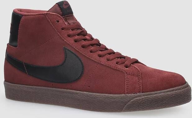 Nike SB Zoom Blazer Mid Skate Schoenen rood