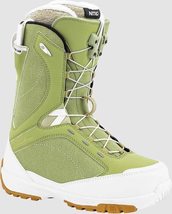 Nitro Monarch TLS 2025 Snowboard Schoenen groen