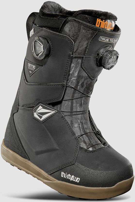 Thirtytwo X Volcom Lashed Double BOA 2025 Snowboard Schoenen zwart