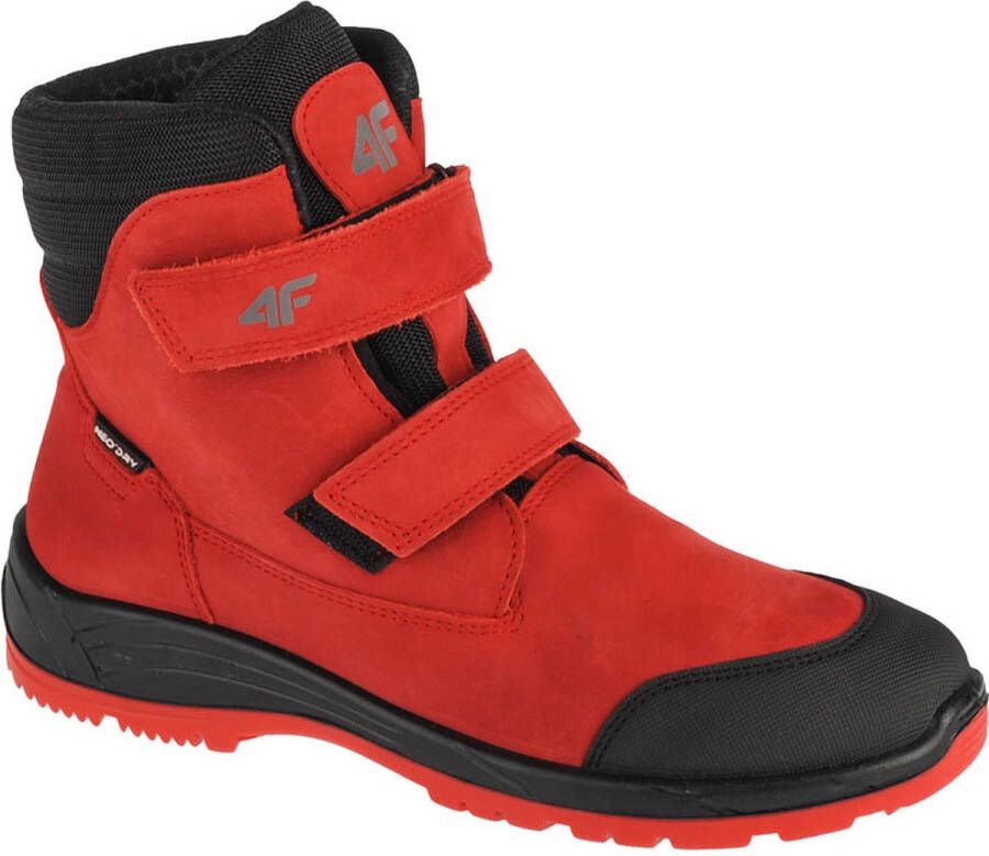 4F Junior Trek HJZ21-JOBMW250-62S voor een jongen Rood Trekkingschoenen Laarzen