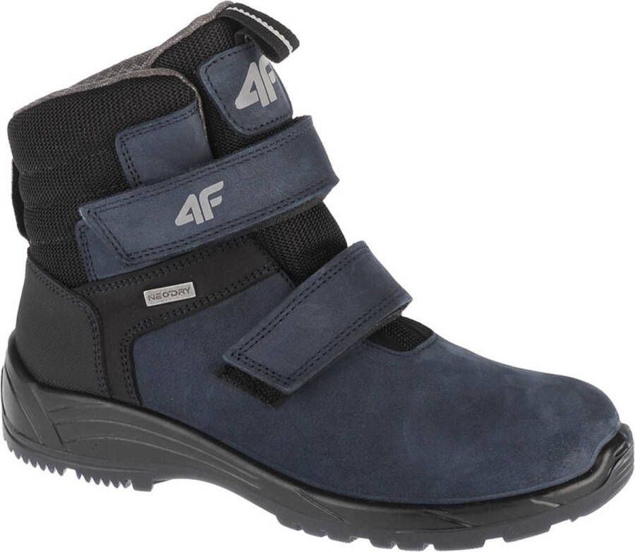 4F Junior Trek HJZ21-JOBMW252-31S voor een jongen Marineblauw Trekkingschoenen Laarzen