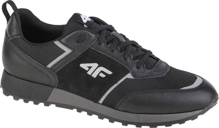 4F Men's Casual H4L-OBML258-21S Mannen Zwart Sneakers