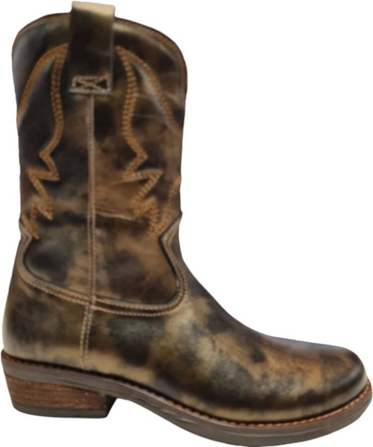 4Rebles Jip Bronze 92402 940 Meisjes Cowboylaarzen Brons