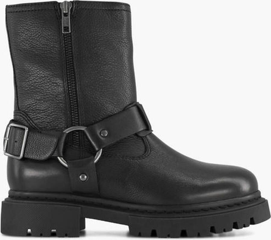 5th Avenue Zwarte leren bikerboot