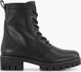 5th Avenue leren veterboots zwart - Thumbnail 2