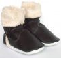 Aapie leren babyslofjes Eskimo Brown laarsjes bruin gevoerd maat XS - Thumbnail 2