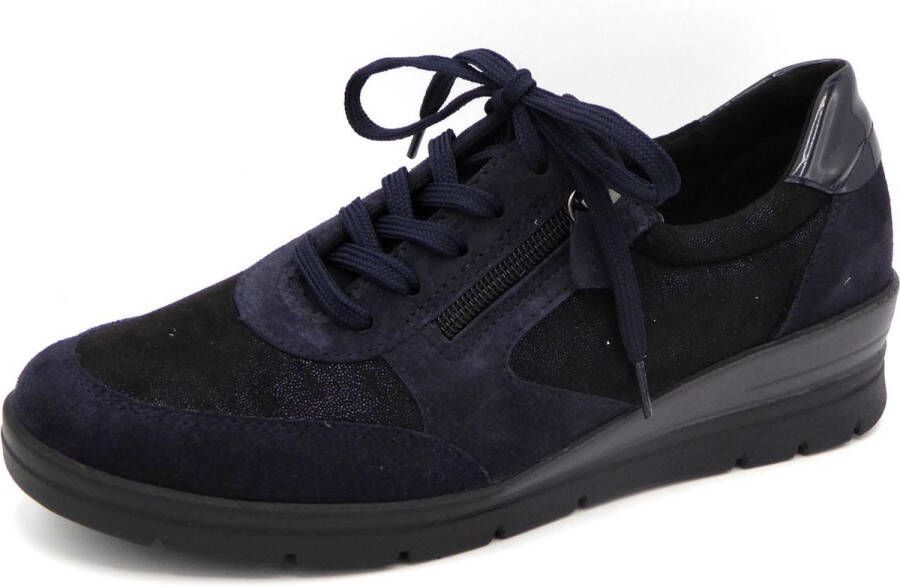 Aco Dames Sneaker 0860-9308-0056 Donkerblauw