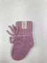 Adalletti Merino wol booties Pink Merino slofjes Merino sokken baby slofjes - Thumbnail 1