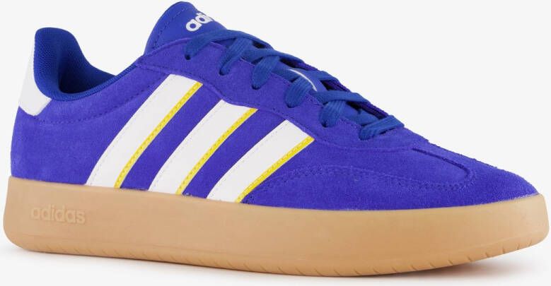 Adidas Barreda heren sneakers blauw wit Echt leer Uitneembare zool