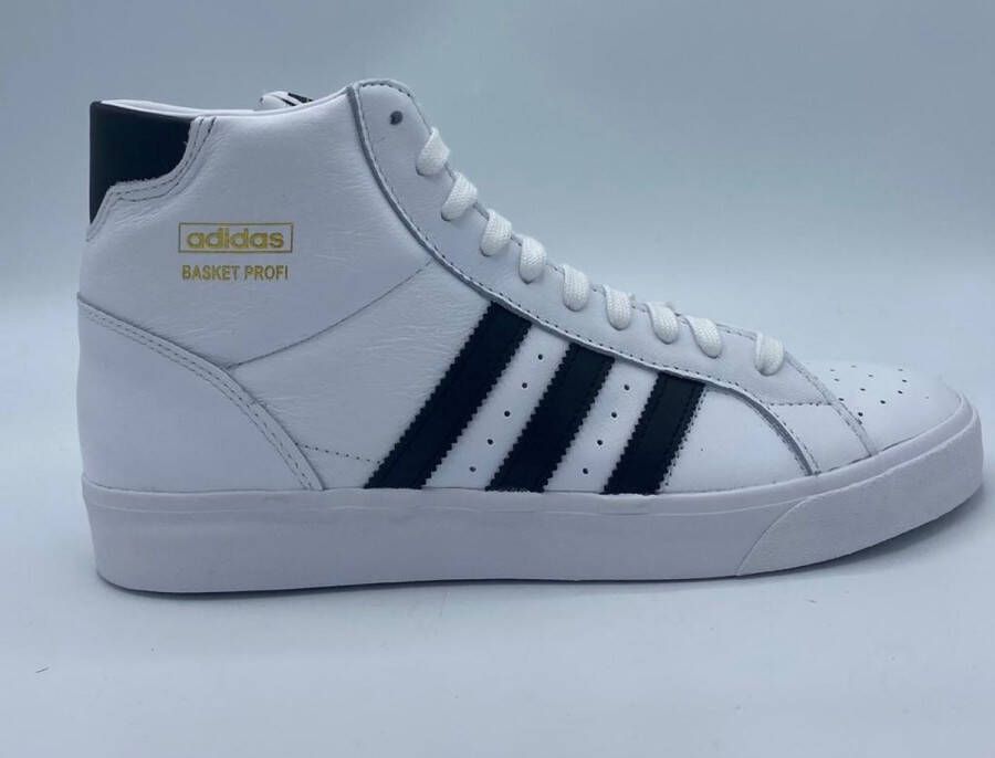 Adidas Originals Basket Profi Schoenen Cloud White Core Black Gold Metallic