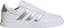 Adidas Breaknet 2.0 dames sneakers wit zilver Uitneembare zool - Thumbnail 8